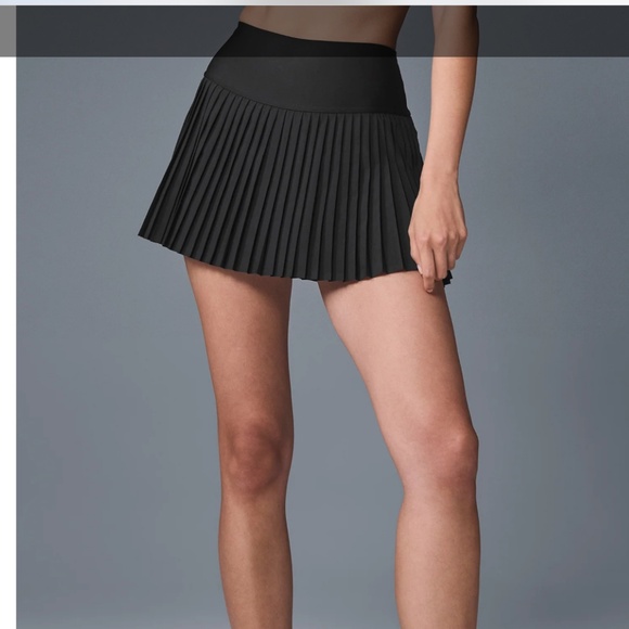 ALO Grand Slam Tennis Skirt Black Size Large - Picture 1 of 7